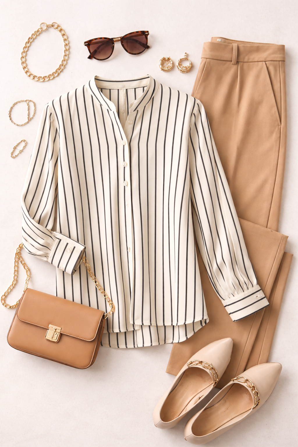 Desert Line Egyptian Cotton Shirt - Image 4