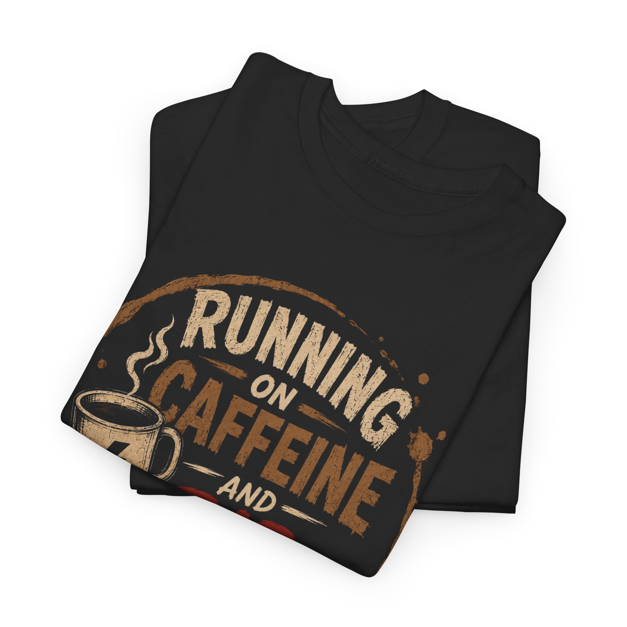 Running on Caffeine and Bad Decisions Tee - Image 3