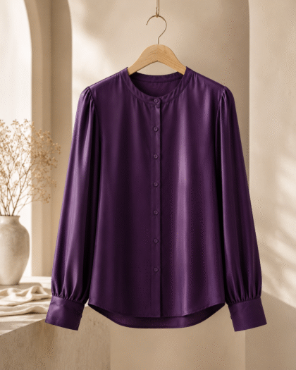 The Amara Satin Blouse