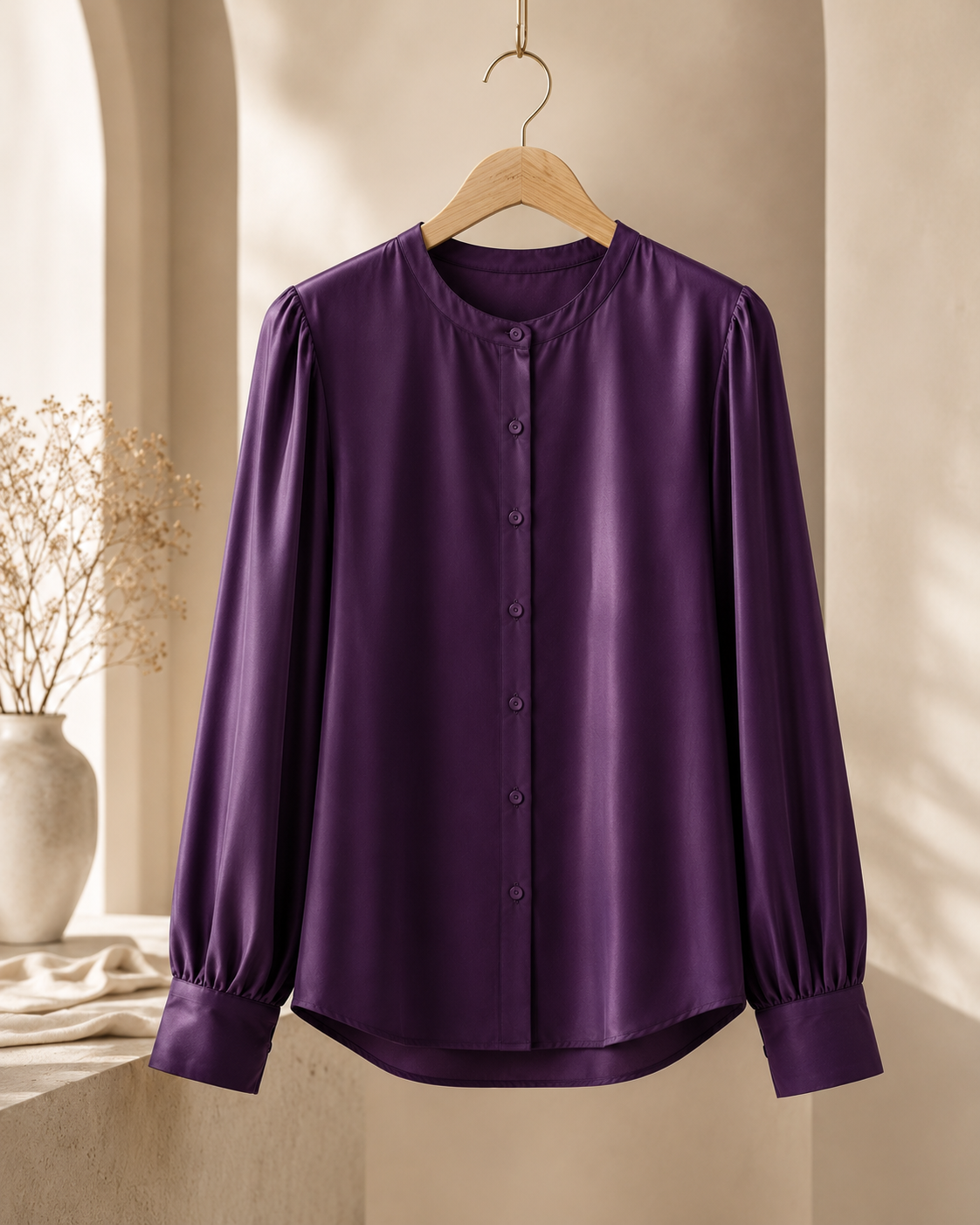 The Amara Satin Blouse